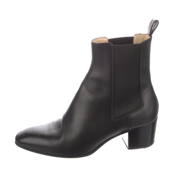 Gadessita Heeled Boot in Black Calf Leather 38.5 - Picture 4 of 8